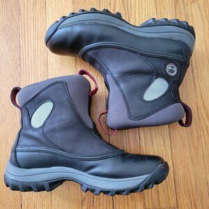 Timberland 7M Gray Waterproof Ankle Mudd Snow Boots Insulated Booties EasyDry Le